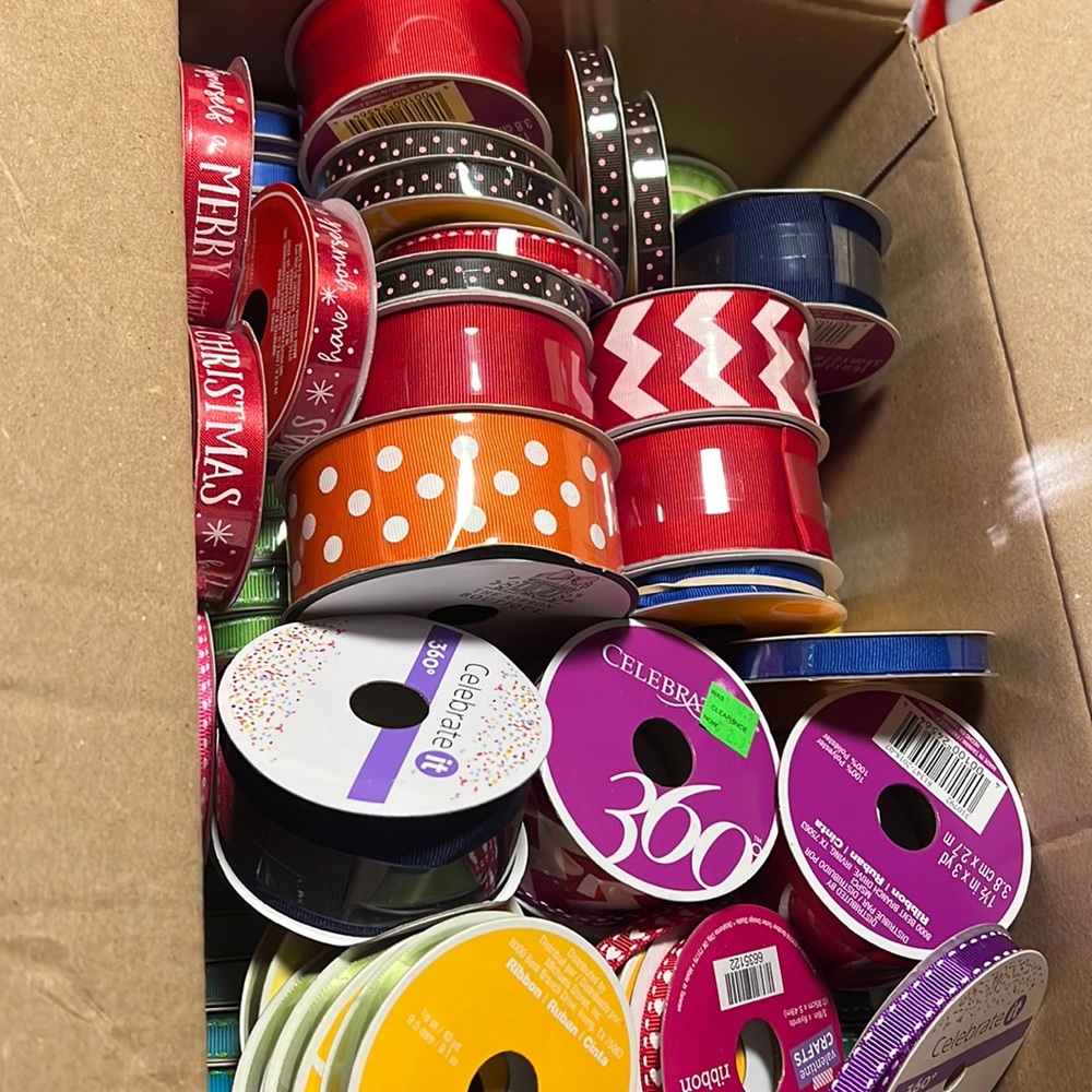 box of ribbon